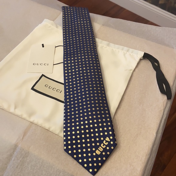 Authentic BNWT Gucci Starlet Neck Tie - Picture 2 of 9